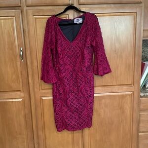 Dress size 16 beautiful magenta color